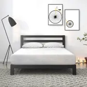Zinus Queen Bed Frame Heavy Duty Metal Bed Base - Black