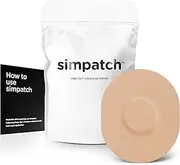 SIMPATCH - Freestyle Libre, Enlite, Guardian Adhesive Patch (25-Pack) - Waterproof Adhesive, CGM Tape - Multiple Color Options