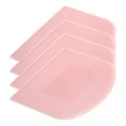 4Pcs Plastic Cake Scraper Dough Cutter for Kitchen, Pink
