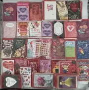Valentine's Holiday Paper Cards Assorted Premium Cards with Envelopes Lot of 431