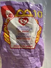 Ty Beanie Babies McDonald's Stretchy The Ostrich 1993/1999 Tag Errors