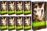 9 X MOOM Leg & Body Strips W/Natural Chamomile & Lavender Hair Removal Wax 20 Ct