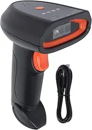 [Sluffs] Portable Automatic Qr Code Scanner Supports Screen Scan Handheld Cmos Image Bar Code Reader Usb Receiver Warehouse Pos Computer 2dUpgraded Inventory Handheld Qr Code Scanner Phone Laptop Tablet