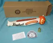 LEINENKUGELS PUMPKIN HARVEST PATCH SHANDY CANOE draft beer tap handle WISCONSIN