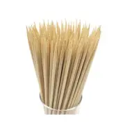 HOPELF 12" Natural Bamboo Skewers for BBQ，Appetiser，Fruit，C