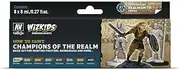 Vallejo Wizkids Premium Paint Champions of the Realm 8 piece Colours Set