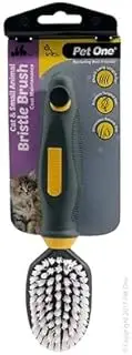Cat & Small Animal Soft Bristle Brush for Short & Medium Fur (Pet One)