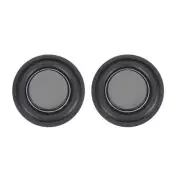 2PC 1.25" 32mm Bass Speaker Passive Radiator Rubber Vibration Plate DIY Repair