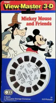 Mickey Mouse and Friends 3d View-Master 3 Reel Packet SEALED
