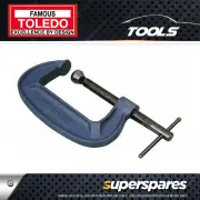 1 Piece of Toledo G-Clamp - Max Throat Opening 250mm 10" Depth 90mm