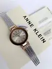 Anne Klein Watch * 1907SVRT Swarovski Rose Gold and Silver Chain Strap for Women