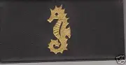 SEAHORSE LEATHER CHECKBOOK COVER BRAND NEW ITEM OCEAN SEA LIFE