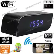 Hidden Camera WIFI Spy Alarm Security Recording Room LIVE Mobile Phone