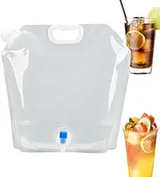 Water Container Bag,Hydration Bladder with Spigot | Food Grade Hydration Jug for Sports Riding Camping Hiking Survival Backpacking Mountaineering Kayaking