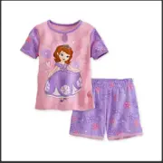 [Disney Store] Sofia the First PJ Pal Shorts Set for Girls - New