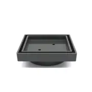 Sonia Smart Tile Insert Grate 115mm x 115mm (Suit 80mm) Gun Metal KFG-802GM