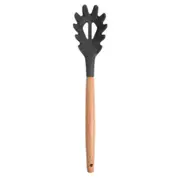 Silicone Wood Handle Spatula Heat-resistant Soup Spoon Non-stick Special Cooking Shovel Kitchen Tools Draging Spoon