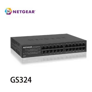 【MR3C】含稅附發票 NETGEAR GS324 24埠 Gigabit 網路交換器