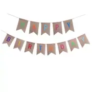 Bunting Banner Hanging Bunting Banner Flags Garland Party Decoration Birthday
