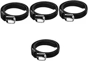 [TENDYCOCO] Children Belt Belt Elastic Shoe Straps Accesorios Detachable Shoe Strap Belt Waist Belt Pants Belts Belt for Belt for Boys Boy Belt Belts for Boy Black Pu Leather