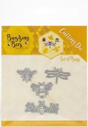 Find It Trading Jeanine's Art Die-Set Of Bugs, Buzzing Bees