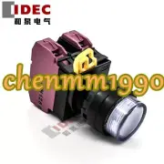 1PC NEW IDEC White button switch with light YW1L-M2E02QM3W YW-DE YE-E012B #YM