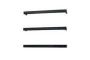 Radiant SBSTR-650 Heated/Non-Heated Single Square Towel Rail - 650mm - Matte Black (1 Piece)