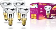 Bonlux SES R39 E14 Lava Lamp Bulbs 240V,Dimmable e14 Small Edison Screw Light Bulb 25W Warm White 2600K Reflector Type Bulb for Lava lamp Globe Replacement Bedroom, Living Room.(Pack of 4)