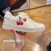 NEW IN BOX Limited Coach Sneakers High Line Sneaker With Cherry Print