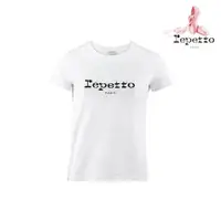 在飛比找蝦皮購物優惠-Repetto Lipido Logo印花純棉圓領女式短袖T