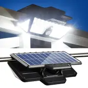 2Pack 208LEDs Solar Lights Outdoor with Motion Sensor, 1000LM Clip on Solar P...