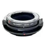 K&F Adapter for Nikon G F AIS AI Mount Lens to Fuji GFX Medium Format 100S 50S