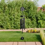 45"Long Solar Tree of Life Silhouette Wind Chime Ornament Home Decor Unique Gift