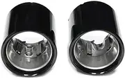 2pcs/lot Car Exhaust Tip Trim Compatible For BMW X2 F39 16d 18d 18dX 18i 20d 20dX 20i 20iX 25dX 25i 25iX 28iX Muffler Tip TailTip Nozzle