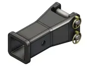 BLUE OX KIT; ADD-ON 2" RECEIVER; ADJUSTABLE DROP BX88417
