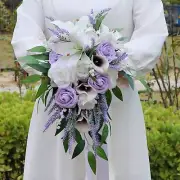 Handmade Bridal Wedding Bouquet Water Drop for Festival Party Proposal