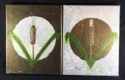 Acrylic Diptych Paintings By Artist