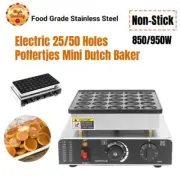 25/50 Holes 220V Houshold Poffertjes Nonstick Electric Dutch Pancake Baker Maker