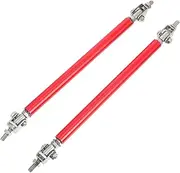 GLEAVI 2pcs Adjustable Front Support Bars Extendable Car Rods for Flexible Installation Durable Decorative Upgrade for Vehicle