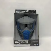 ✅ Hasbro Nerf Hyper Face Mask Blue Adjustable Head Strap Breathable Design