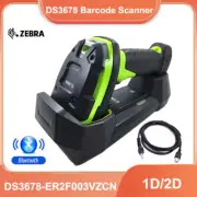 Zebra DS3678-ER2F003VZCN Wireless 2D Handheld Barcode Scanner w USB Cable&Cradle