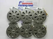 6 Mechanical Fisher's Yo Yo Fishing Reels -Package of 1/2 Dozen- Yoyo Fish Trap -(Flat Trigger Model)