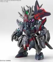 BAN2552545 #06 SASUKE DELTA GUNDAM "SD GUNDAM WORLD HEROES"