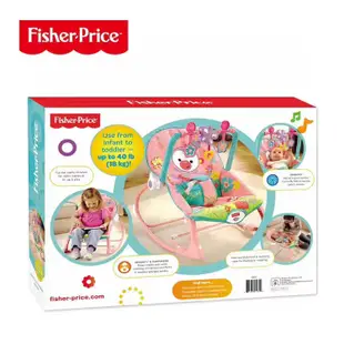 Fisher Price 新生兒至幼兒便攜式搖椅鞦韆椅嬰兒搖椅 Buaian Multif