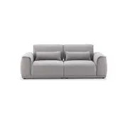 Master Three Seater Sofa Linen Upholstery/Plywood Frame/Hidden legs/Light Brown