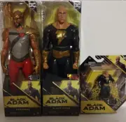 DC Black Adam Movie: HAWKMAN & BLACK ADAM 11" Action Figures! 1st Edition (2021)