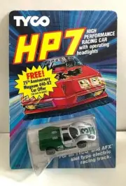 Tyco HP7 Lighted Porsche 908 , #3 SIL/GRN Slot Car NO. 6905 NOS