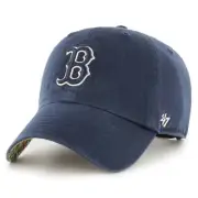 NEW Boston Red Sox Tapestry Under CLEAN UP Strap Back Cap MLB By '47 Brand