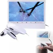 Skin Diagnosis Hair Analyzer,11inch LCD Screen Digital Skin Detector, Multi Functional Hair Follicle Skin Analyser Skin Analyzer Machine Skin Pigment Tester for Scalp Diagnosis and Treatment