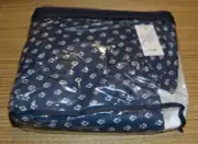 Ralph Lauren Cote D'Azur FULL Bed Skirt Dust Ruffle Bedskirt Blue Flowers #97